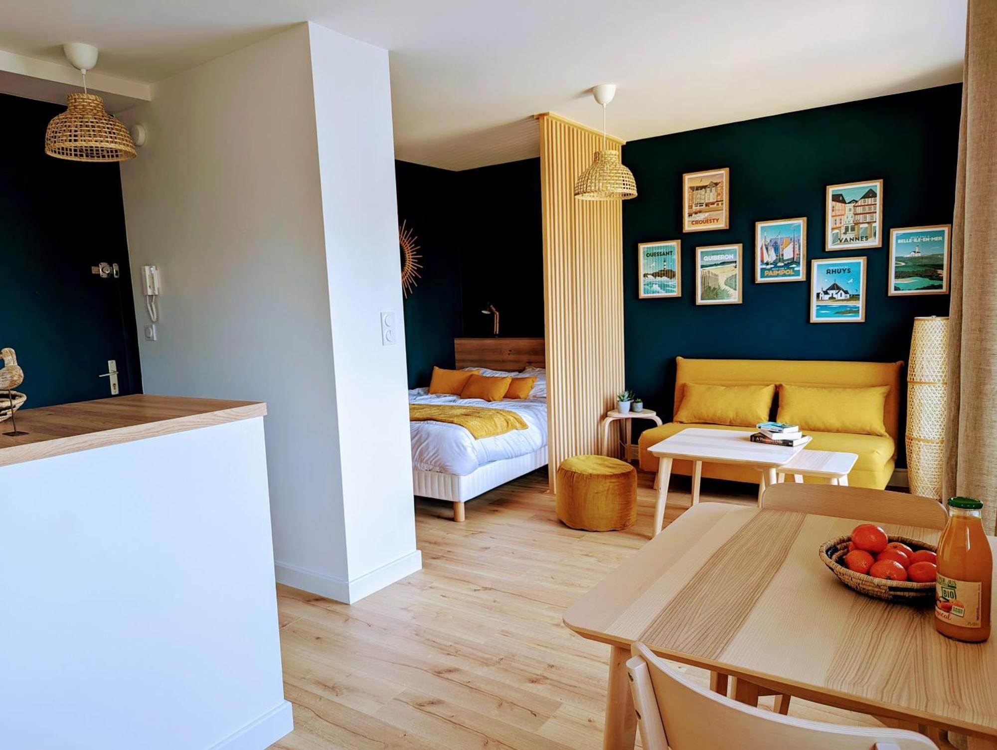 Glazik - Studio - Lumineux - Parking Vannes Eksteriør bilde